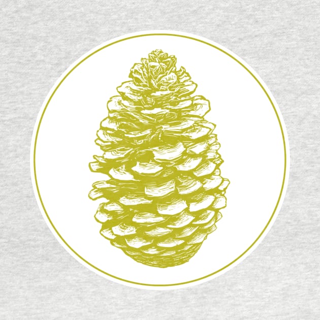 Pinecone - Yellow by adamkenney